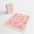Circles: PATTERN 01 | The Peach Edition Jigsaw Puzzle Gallery Image 2