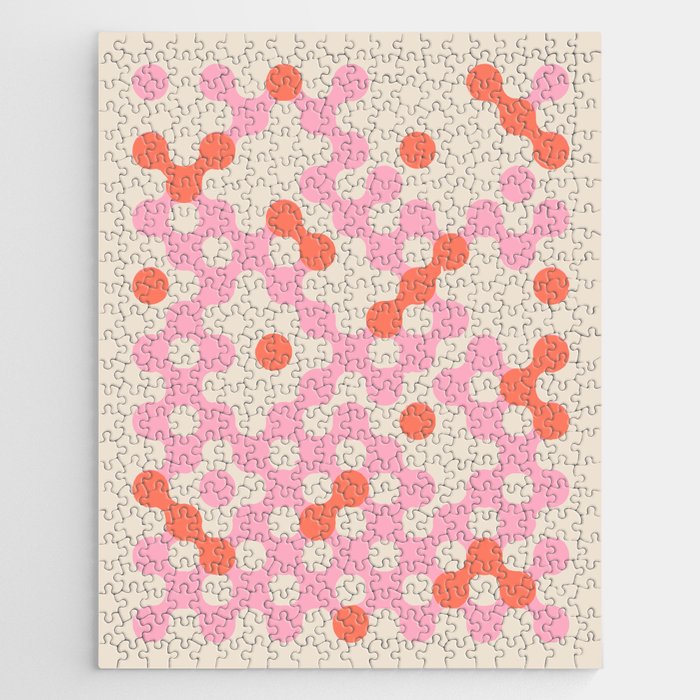 Circles: PATTERN 01 | The Peach Edition Jigsaw Puzzle Gallery Image 1