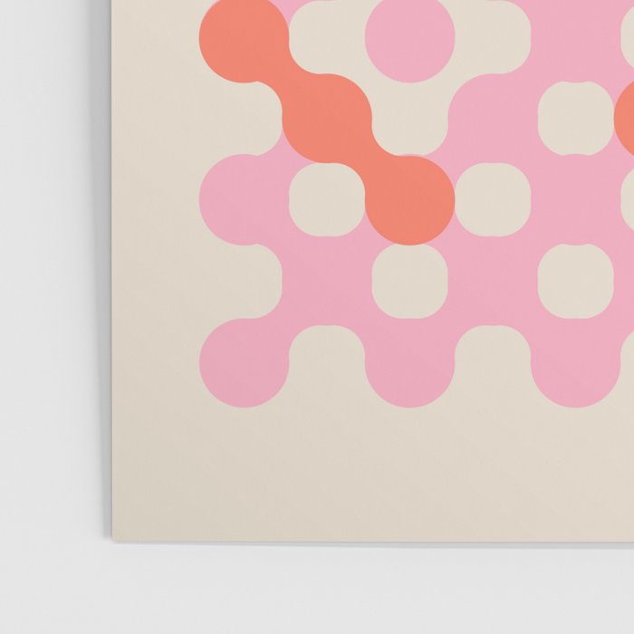 Circles: PATTERN 01 | The Peach Edition Poster Gallery Image 3