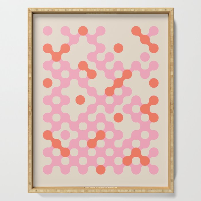 Circles: PATTERN 01 | The Peach Edition Serving Tray Gallery Image 1