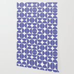 Mid Century Modern Geometric 04 Very Peri Wallpaper Gallery Image 2