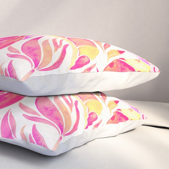 Tropical Toucans - Pink & Melon OmbrÃ© Pillow Sham Gallery Image 3