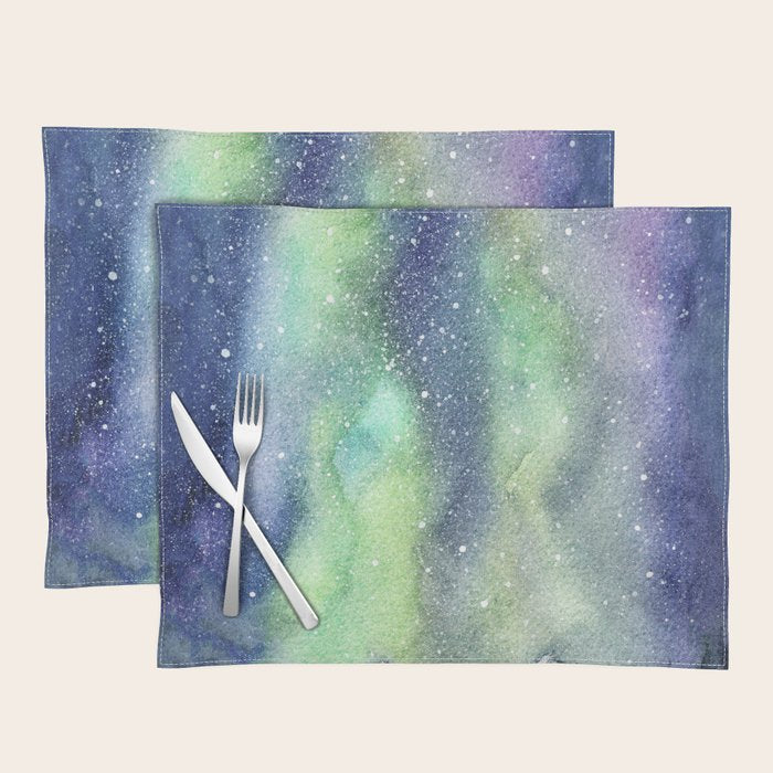 Northern Lights Magic Mountains Placemat Gallery Image 1