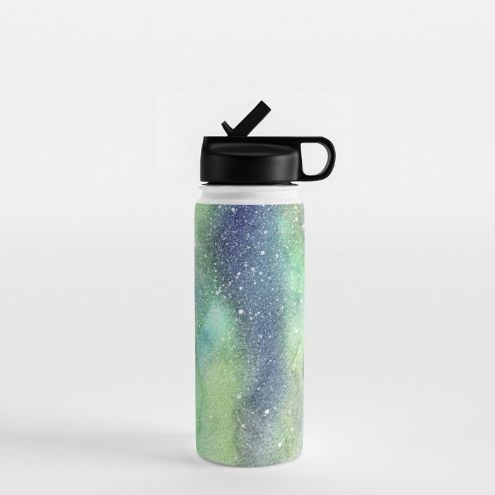 Northern Lights Magic Mountains Water Bottle Gallery Image 1