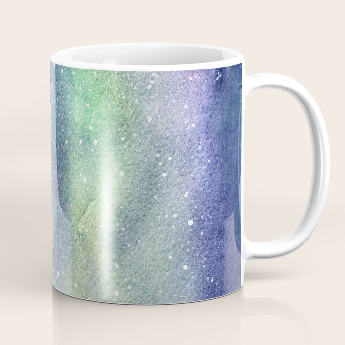 Northern Lights Magic Mountains Coffee Mug Gallery Image 1