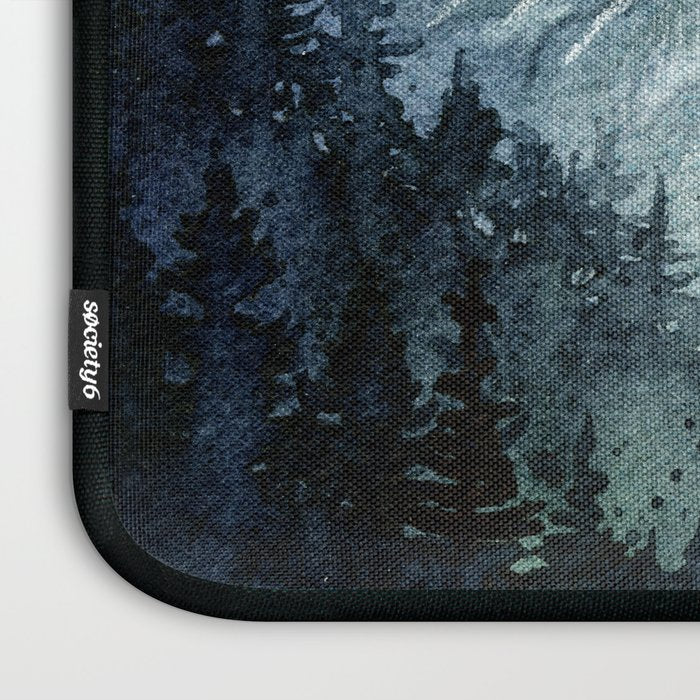 Northern Lights Magic Mountains Laptop Sleeve Gallery Image 3