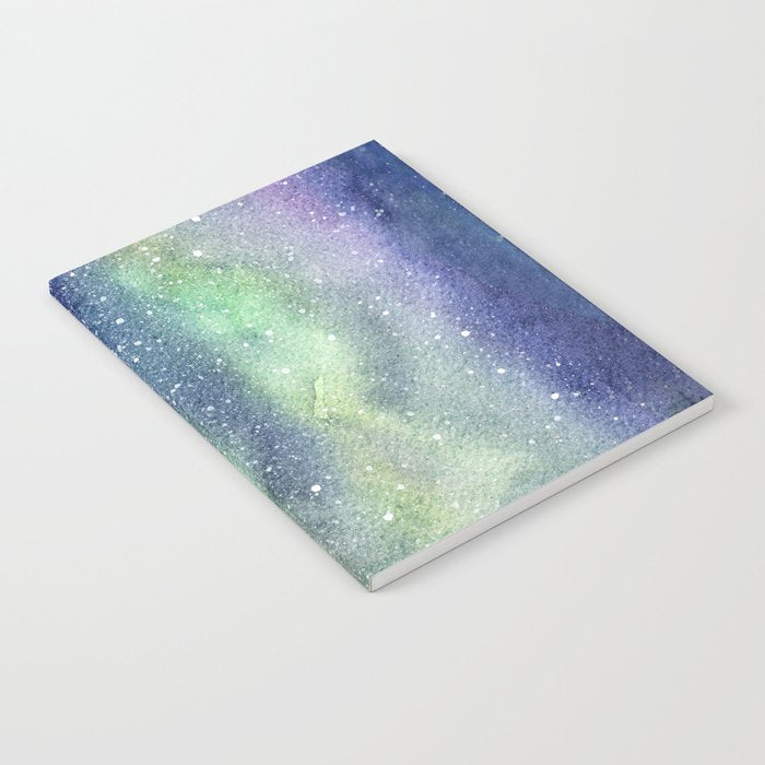 Northern Lights Magic Mountains Notebook Gallery Image 1
