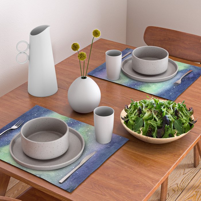 Northern Lights Magic Mountains Placemat Gallery Image 2