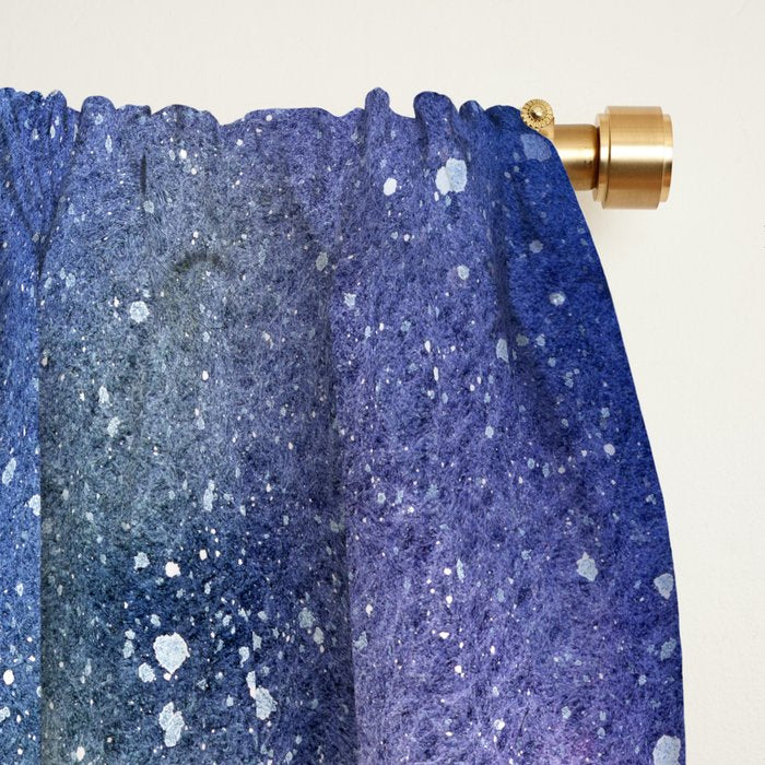 Northern Lights Magic Mountains Window Curtain Gallery Image 2