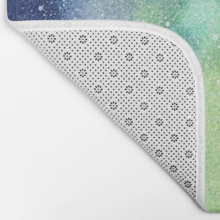 Northern Lights Magic Mountains Bath Mat Gallery Image 2