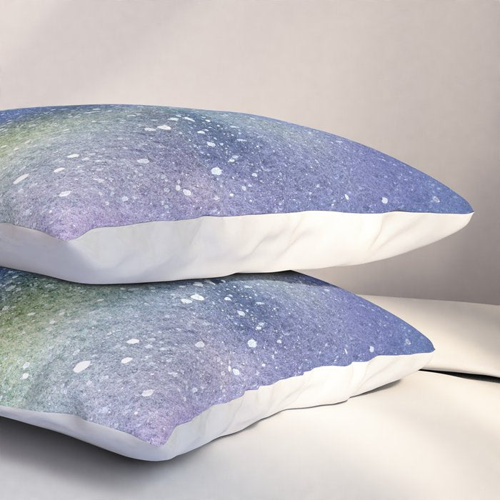 Northern Lights Magic Mountains Pillow Sham Gallery Image 3