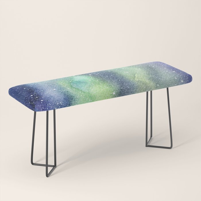 Northern Lights Magic Mountains Bench Gallery Image 1