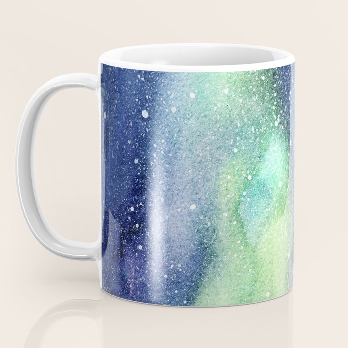 Northern Lights Magic Mountains Coffee Mug Gallery Image 3