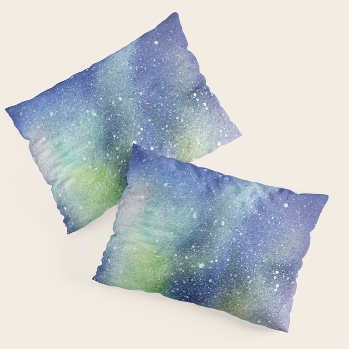 Northern Lights Magic Mountains Pillow Sham Gallery Image 3
