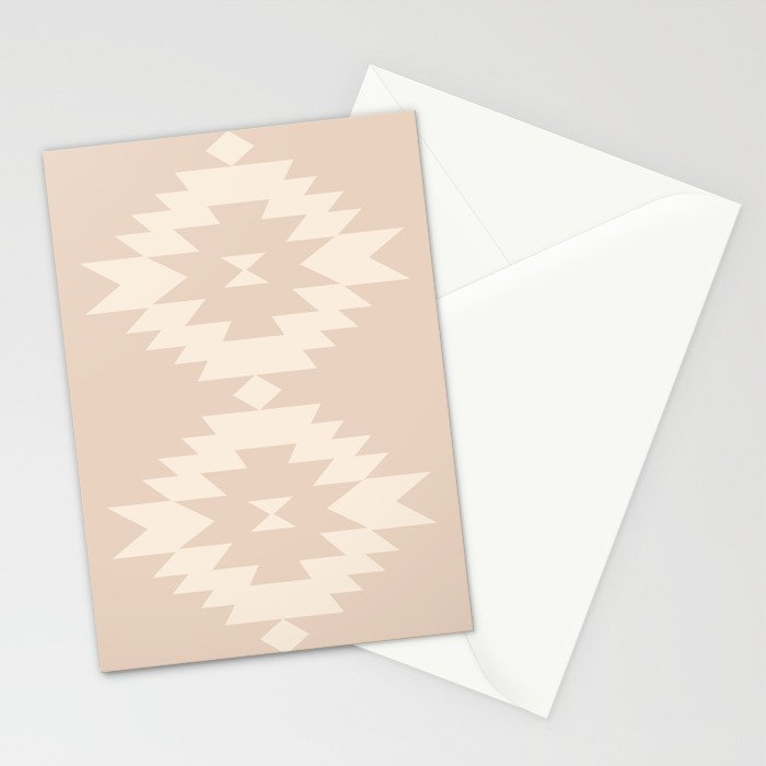 Southwestern Minimalism - Neutral Pink Stationery Card Gallery Image 2