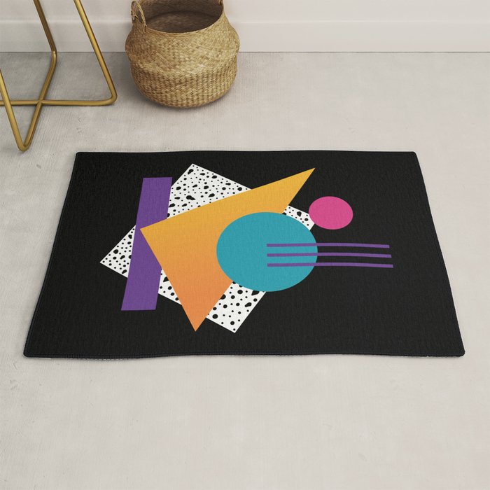 Memphis Pattern 35 / 80s - 90s Retro Rug Gallery Image 1