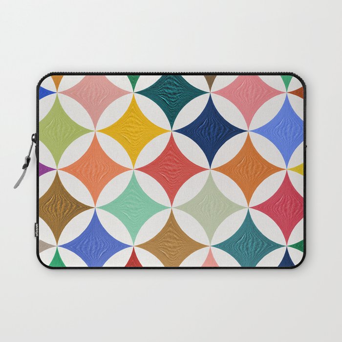 Eclipse Pattern - Rainbow Palette Laptop Sleeve Gallery Image 1