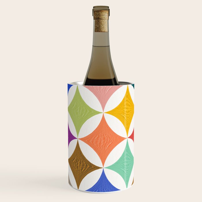 Eclipse Pattern - Rainbow Palette Wine Chiller Gallery Image 2