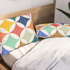 Eclipse Pattern - Rainbow Palette Pillow Sham Gallery Image 2