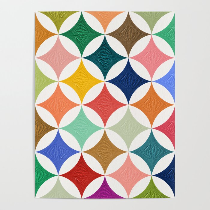 Eclipse Pattern - Rainbow Palette Poster Gallery Image 4