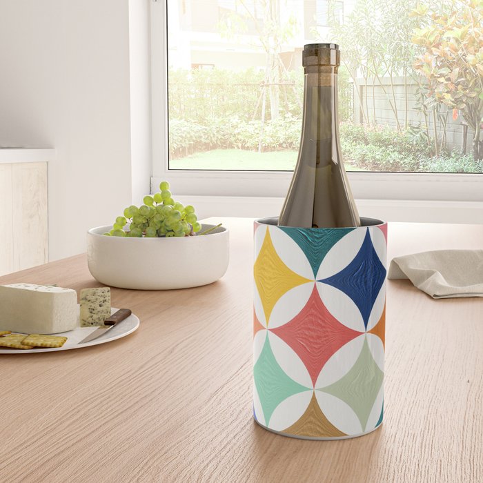 Eclipse Pattern - Rainbow Palette Wine Chiller Gallery Image 4