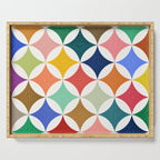 Eclipse Pattern - Rainbow Palette Serving Tray Gallery Image 1