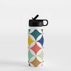 Eclipse Pattern - Rainbow Palette Water Bottle Gallery Image 1