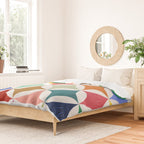 Eclipse Pattern - Rainbow Palette Duvet Cover Gallery Image 2