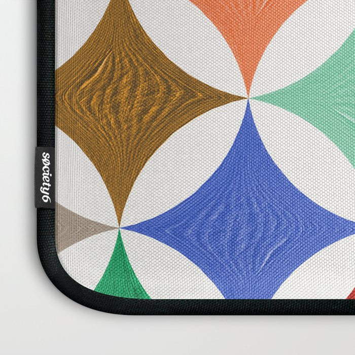 Eclipse Pattern - Rainbow Palette Laptop Sleeve Gallery Image 3