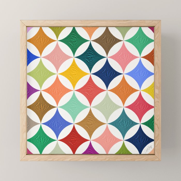Eclipse Pattern - Rainbow Palette Mini Art Print Gallery Image 1
