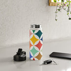 Eclipse Pattern - Rainbow Palette Water Bottle Gallery Image 4