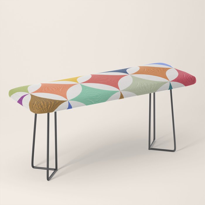 Eclipse Pattern - Rainbow Palette Bench Gallery Image 1