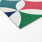 Eclipse Pattern - Rainbow Palette Welcome Mat Gallery Image 2
