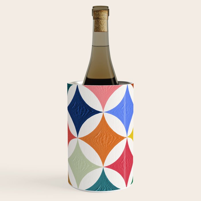 Eclipse Pattern - Rainbow Palette Wine Chiller Gallery Image 3