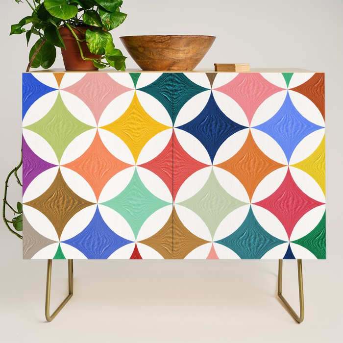Eclipse Pattern - Rainbow Palette Credenza Gallery Image 1