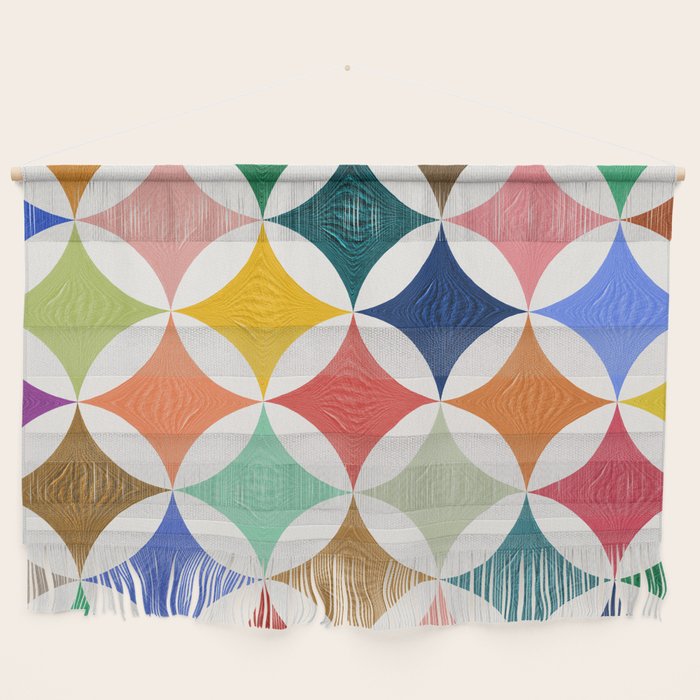 Eclipse Pattern - Rainbow Palette Wall Hanging Gallery Image 1