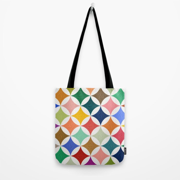 Eclipse Pattern - Rainbow Palette Tote Bag Gallery Image 2