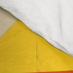 Colorful mid century retro geometric shapes  Comforter Gallery Image 4