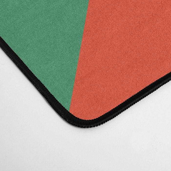 Colorful mid century retro geometric shapes  Desk Mat Gallery Image 4