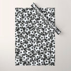 Soccer balls Wrapping Paper Gallery Image 1