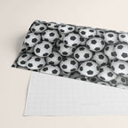 Soccer balls Wrapping Paper Gallery Image 2