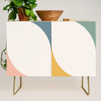 Almond Abstract X Credenza Gallery Image 1