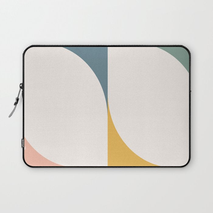 Almond Abstract X Laptop Sleeve Gallery Image 1