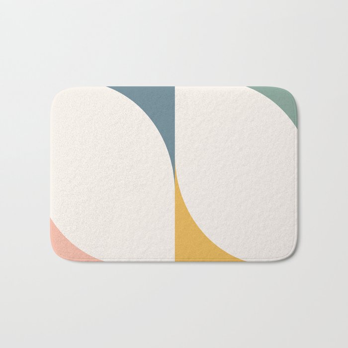 Almond Abstract X Bath Mat Gallery Image 1