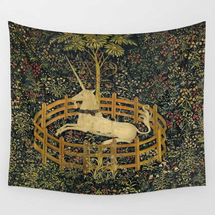 The Unicorn in Captivity Wall Tapestry Gallery Image 4