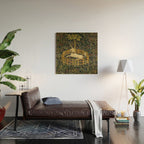 The Unicorn in Captivity Wood Wall Art Gallery Image 2