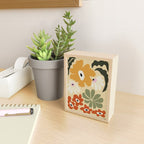 Retro abstract floral  Mini Art Print Gallery Image 2