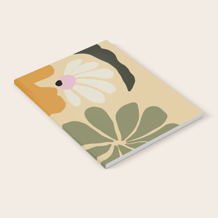 Retro abstract floral  Notebook Gallery Image 2