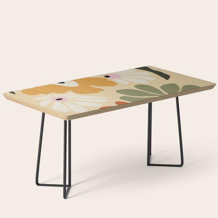 Retro abstract floral  Coffee Table Gallery Image 1