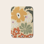Retro abstract floral  Bath Mat Gallery Image 1